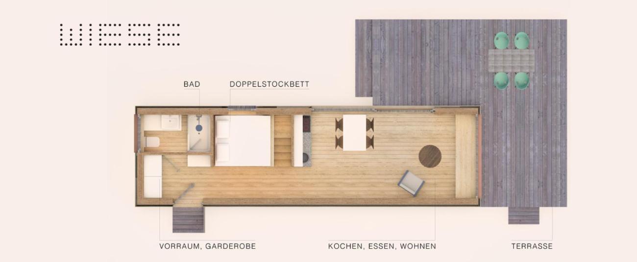 Die Klingerei - Tiny House Wiese Villa Seewalchen Esterno foto