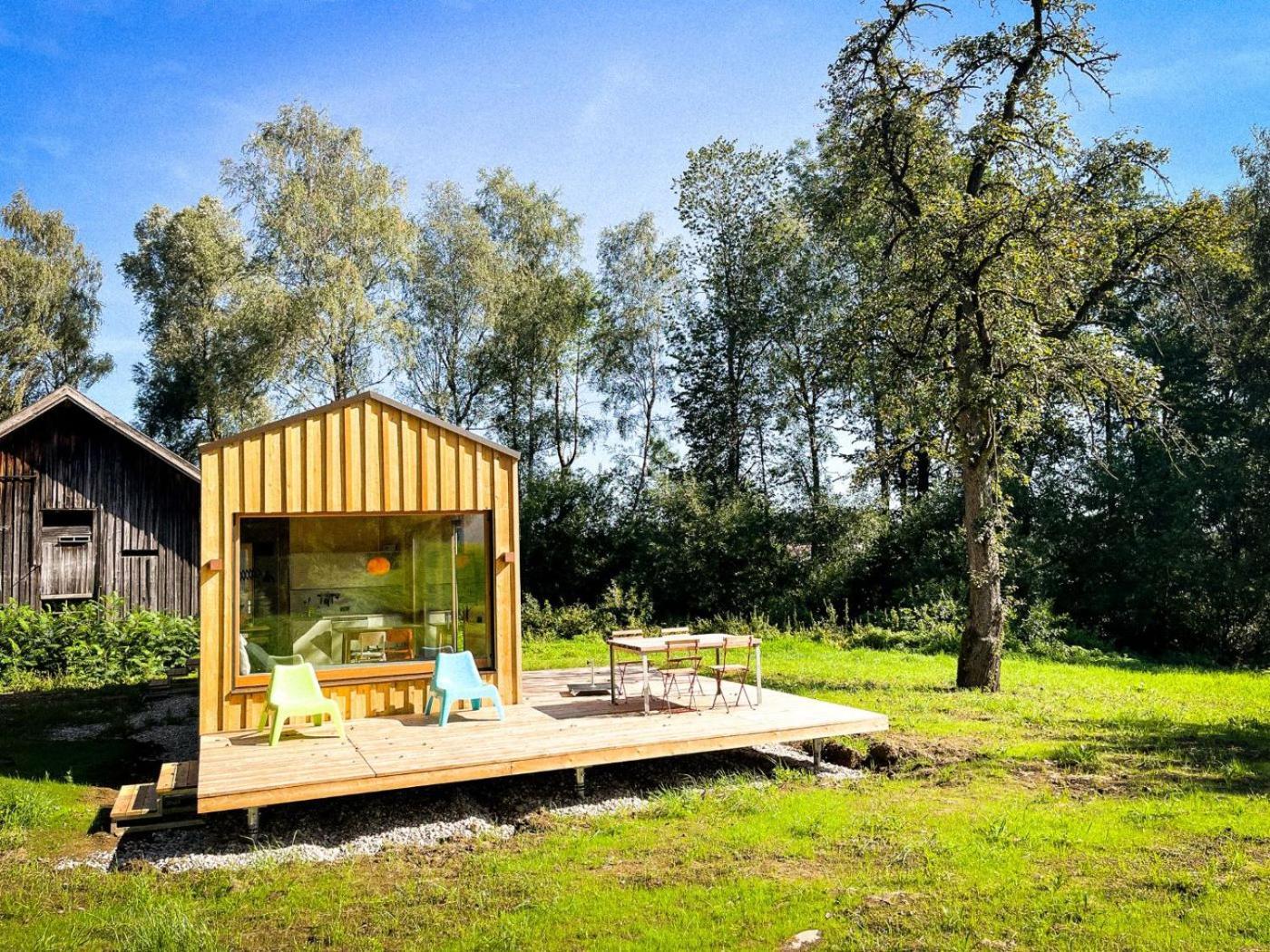 Die Klingerei - Tiny House Wiese Villa Seewalchen Esterno foto