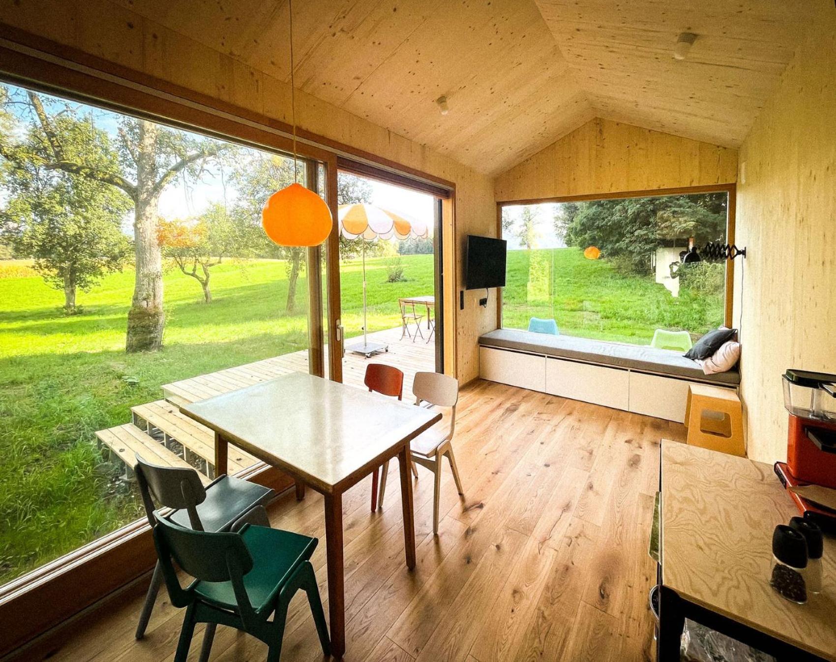 Die Klingerei - Tiny House Wiese Villa Seewalchen Esterno foto