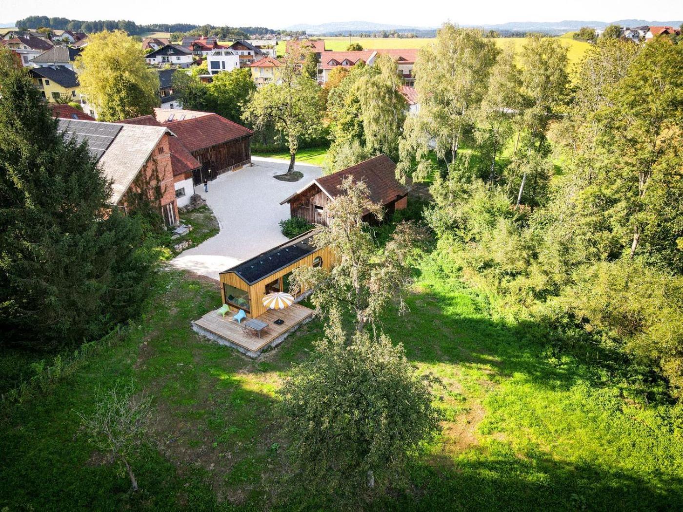 Die Klingerei - Tiny House Wiese Villa Seewalchen Esterno foto