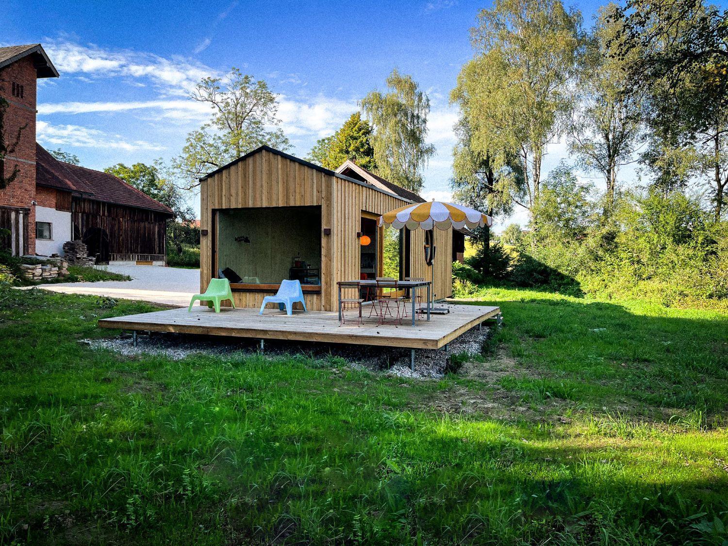 Die Klingerei - Tiny House Wiese Villa Seewalchen Esterno foto