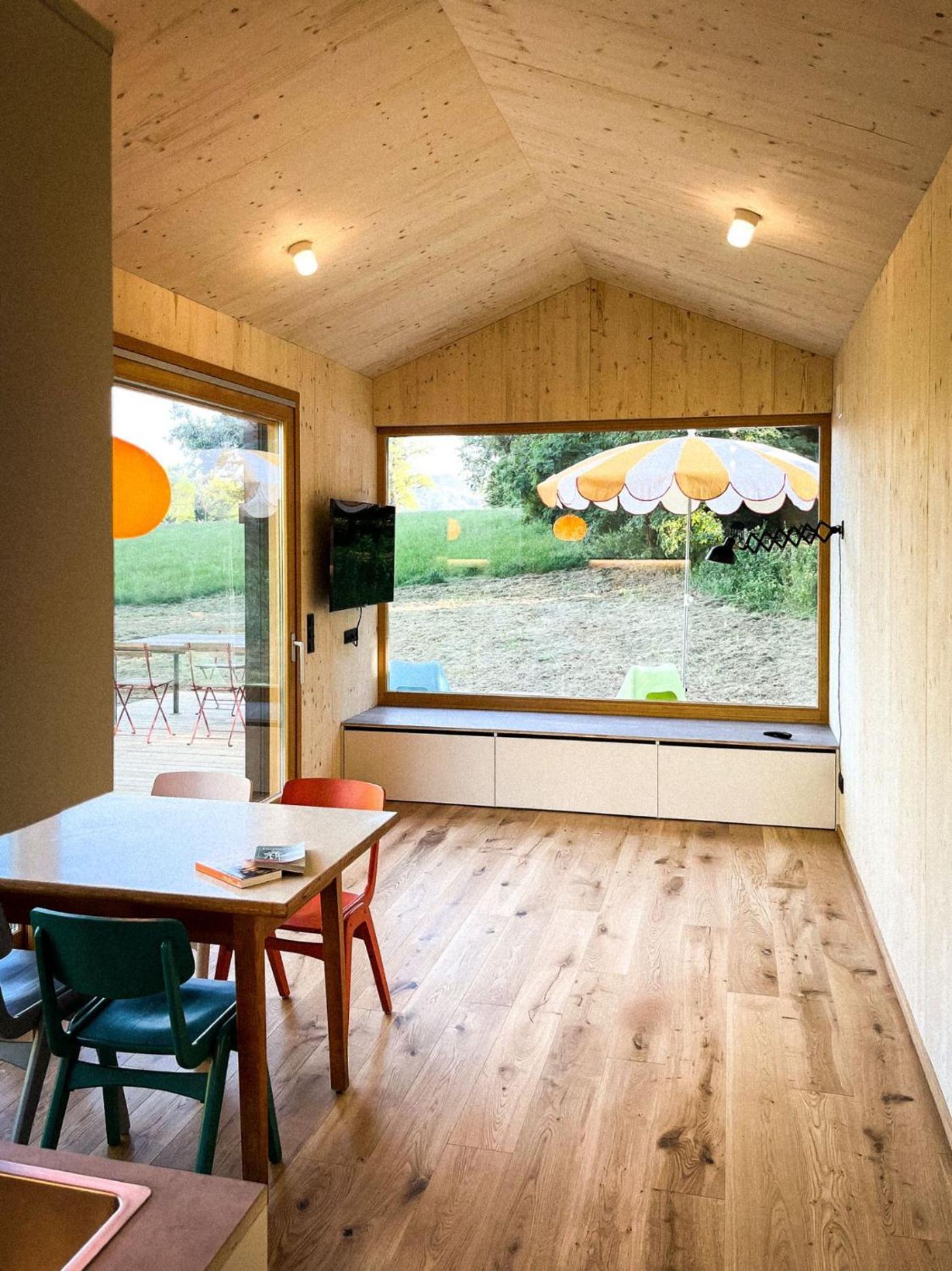 Die Klingerei - Tiny House Wiese Villa Seewalchen Esterno foto