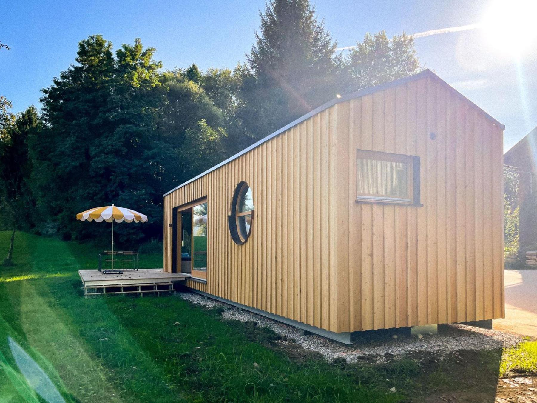 Die Klingerei - Tiny House Wiese Villa Seewalchen Esterno foto